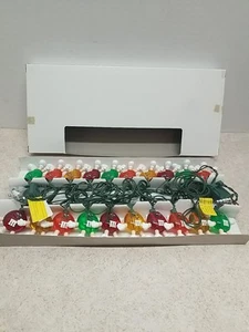 Vintage m&m Weihnachtslichterkette, nie benutzt, funktionstüchtig - Bild 1 von 4