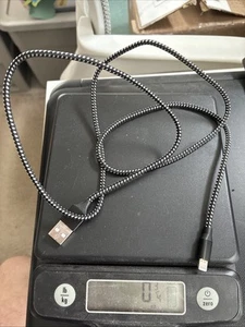 iPhone Charging Cable 3ft MFI Certified USB Charging Braided W/ iPhone Ear Buds - Picture 1 of 4
