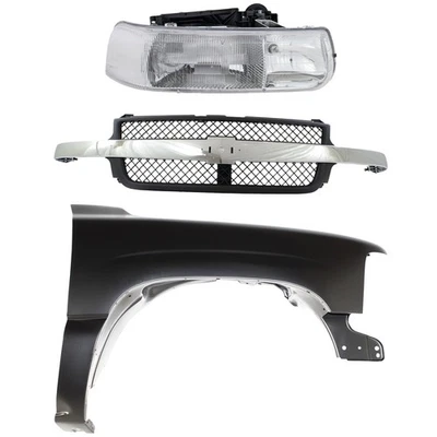 Fender Kit For 2001-2002 Chevrolet Silverado 2500 HD Primed CAPA Front Right - Image 1 of 4