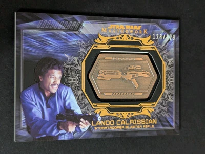 2015 Star Wars Masterwork Weapons  Medallions Bronze Lando Calrissian /129 - Image 1 of 2