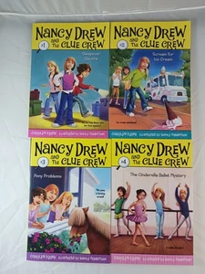 Nancy Drew and the Clue Crew, Books 1 -4 Paperback By Carolyn Keene, New - Picture 1 of 10