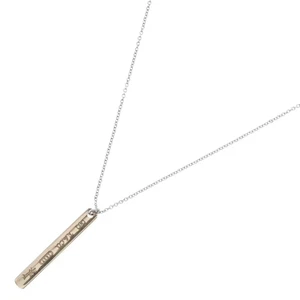 Tiffany & Co. 1837 Bar Rubedo Halskette 16" Silber 925 Auth #0003 - Bild 1 von 7