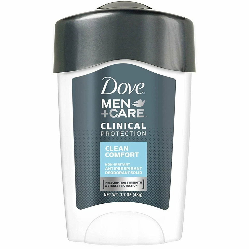 Dove Men+Care Clinical Protection Antiperspirant Stick, Clean Comfort - 1.7 oz