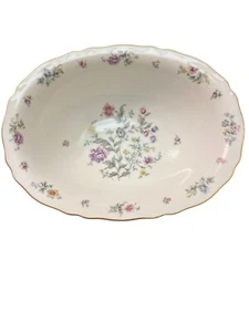 Franconia Krautheim Selb Bavaria Millefleurs Vegetable Bowl Germany 10"x7.5" - Picture 1 of 5