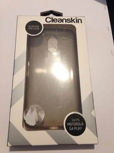 Brand New CLEANSKIN Clear Bumper Protection Case for MOTOROLA G4 PLAY - Picture 1 of 2
