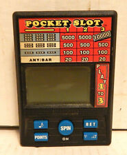 Vintage 1992 Radica Pocket Slot 10000 Electronic Hand Held Game Model 1370