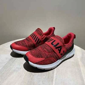 Under Armour BGS Surge 3 Slip Kids Size 5 Red & Black Sneaker Shoes New in Box - Picture 1 of 9