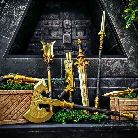 Animal Warriors of the Kingdom Primal Accessories - Gold Weapon Set Cover
