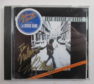 SIGNED by JOHNNY RIVERS "Last Boogie in Paris" His L.A. Band CD AUTOGRAPHED 1995 - Picture 1 of 2