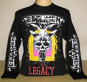 Camiseta Testament The Legacy Manga Larga Talla S M L XL 2XL 3XL Thrash Metal Banda - Imagen 1 de 2