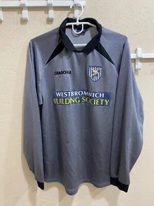 West Bromwich Albion 2004 Goalkeeper Calcio Diadora Maglia Vintage - Foto 1 di 14