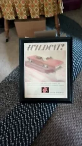 Framed Buick Wildcat Add Roughly 16 X 13 - Picture 1 of 4
