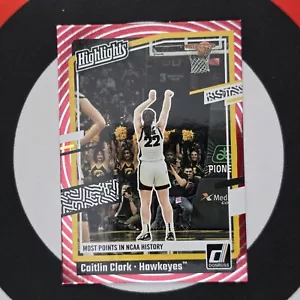 Caitlin Clark 2024 Donruss Highlights Red Foil #H11 - Picture 1 of 2