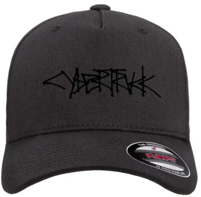 Cybertruck Tesla Elon Musk Logo Sombrero Flexfit Gorra de Béisbol Impresa Cyber Truck Foto 1 de 4
