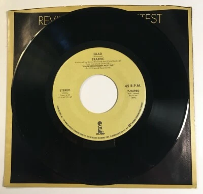 Traffic / Glad (full album version 6:59) & Feelin' Alright / Island '85 45 Mint! - Image 1 of 4