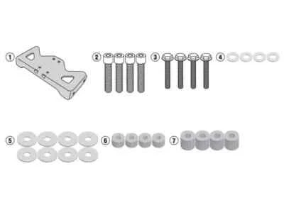 KIT FOR MOUNTING PL/PLX Honda CB500F 16- - Image 1 of 2