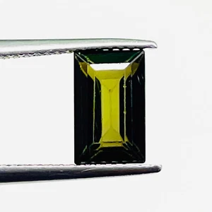 Tormalina verde naturale 2,12 ct 9x5,7 mm taglio ottagonale pietra preziosa sfusa non trattata - Foto 1 di 21