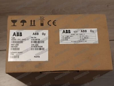 ABB ACS55-01E-04A3-2 Spot Goods UPS Expedited Shipping New in Box- - Image 1 of 4