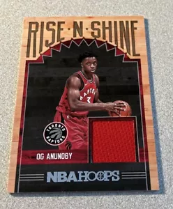 2017-18 Panini Hoops Rise N Shine #RS-OGA Og Anunoby Raptors - Foto 1 di 2