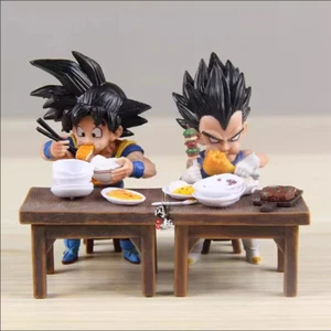 Dragon Ball Z Son goku y Vegeta Comiendo Estatua Juguete Coleccionar Coche Decoración Regalos Nuevo - Imagen 1 de 11