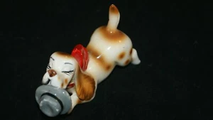 Vintage 1980s Basset Hound with Hat - Picture 1 of 5