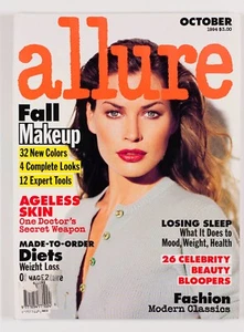 Carre Otis JOHNNY DEPP Kurt Cobain Nirvana FALL MAKE-UP FASHION Allure magazine - Picture 1 of 1
