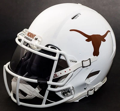 TEXAS LONGHORNS NCAA Authentic GAMEDAY Football Helmet w/ OAKLEY Eye Shield - Image 1 of 4