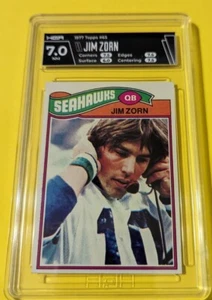 Jim Zorn 1977 Topps Rookie Football Card #65 PSA 7 NM Seattle Seahawks RC - Picture 1 of 2