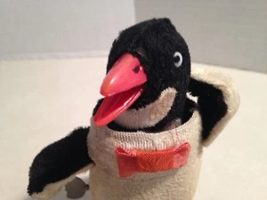 Vintage wind-up jolly penguin with bow-tie - Picture 1 of 7