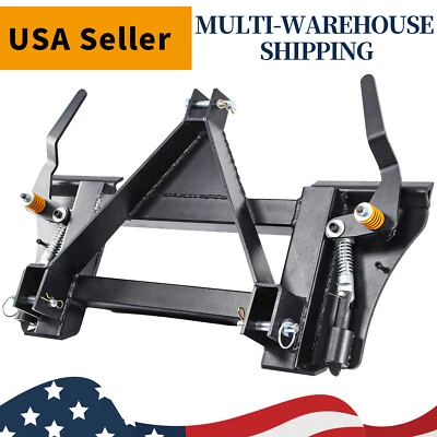 Adaptador de conversão de minicarregadeira de 3 pontos ajuste 3 pt gato 1 trator 2200 lb - Imagem 1 de 4