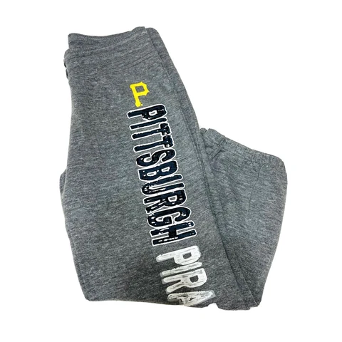 Pittsburgh Pirates Women's Capris Size M by Campus Lifestyle Gray Short Pants Cover