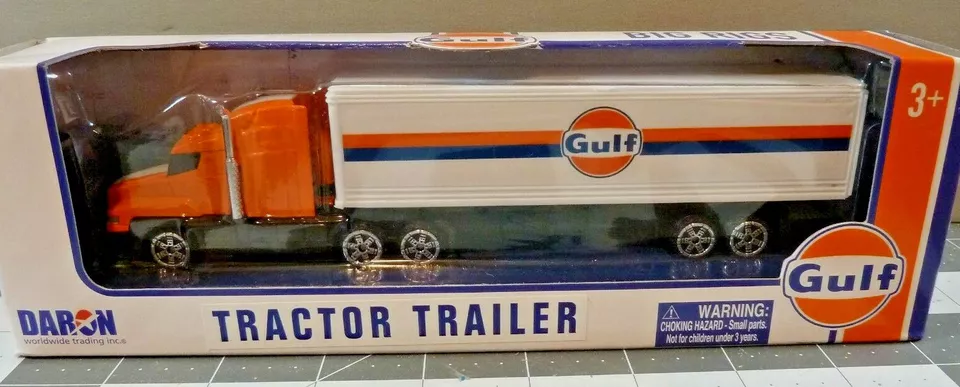 1/87 Scale Gulf  Tractor Trail  Diecast Model  HO- Daron RB79631 Diecast/Plastic - Image 1 of 3