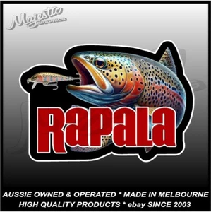 RAPALA - TROUT - 210mm X 146mm - FISHING - BOAT - DECAL / STICKER - Bild 1 von 1