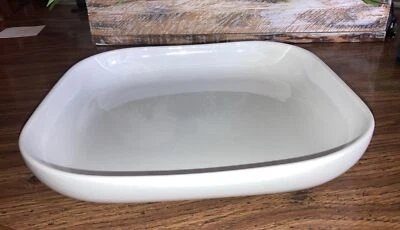 Prato quadrado branco Ikea grande 10,5" x 10,5" - Imagem 1 de 3