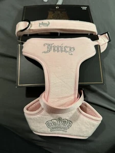Juicy Couture Haustier 6 Fuß Velours Hundeleine & geblendet Geschirr hellrosa XtraSmall - Bild 1 von 5