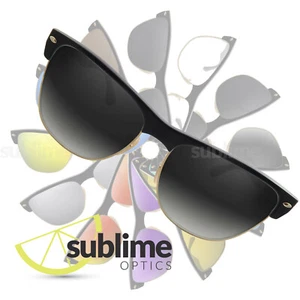 Gradient Replacement Lenses for Ray Ban Clubmaster Oversized RB4175 - Foto 1 di 5