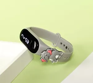 Touch Screen LED Watch Suitable For Students/Kids - Cute Elephant - Picture 1 of 3