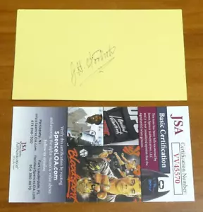 James Doolittle WWII Held (Doolittle Raiders) signierte Karteikarte mit JSA COA - Bild 1 von 2