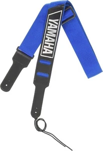 YAMAHA SP-141BU Guitar Bass Strap Black Blue Japan - Picture 1 of 1