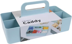 Stackable Multipurpose Caddy Organizer with Handle - Blue, Made in Korea - Picture 1 of 12