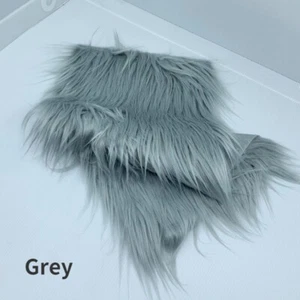 Faux Fur Fabric 8CM Long Fluffy DIY Material Sewing Toy Doll Hair 25*45CM - Picture 1 of 30