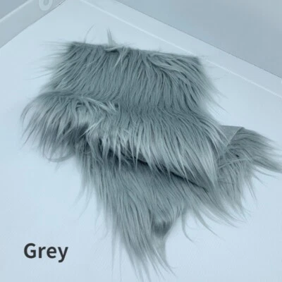 Faux Fur Fabric 8CM Long Fluffy DIY Material Sewing Toy Doll Hair 25*45CM - Image 1 of 4
