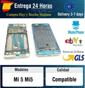 Carcasa Intermedia Para Xiaomi Mi 5 Plata - Imagen 1 de 2