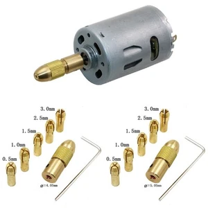 7pcs 0.5-3.0mm Mini Brass Collet Bits For Rotary Tool Electric Drill Chuck - Picture 1 of 37