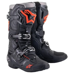 Alpinestars - Tech 10 Boots black/flo red size 10 - Foto 1 di 1