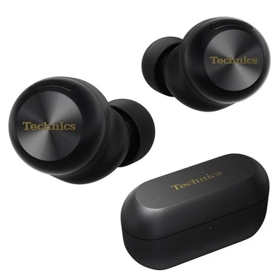 Technics Reference Class Hi-Fi Wireless Earbuds, Dolby Atmos,EAH-AZ100-K (Black) - Image 1 of 4