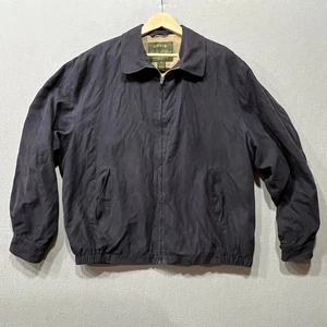 ORVIS Signature Collection Classic Zip Front Blue Jacket Coat Men Size XL - Picture 1 of 13