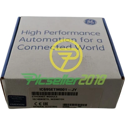 NEW GE Fanuc IC695ETM001 Ethernet Transmitter module PACSystems Rx3i - Image 1 of 2