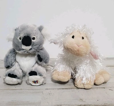 Lot of 2 Webkinz - Lil Kinz Koala and Lamb - No Tags - No Codes - Image 1 of 4