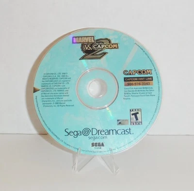Marvel vs. Capcom 2 (Sega Dreamcast, 2000) NO MANUAL - Image 1 of 2